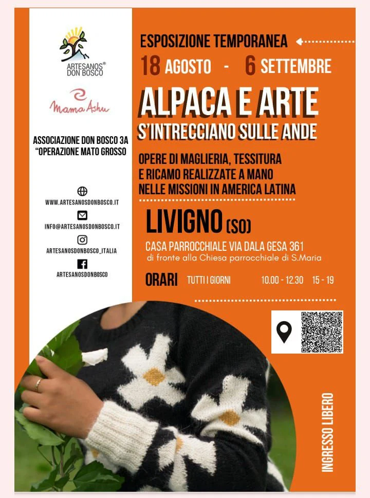 Locandina ufficiale dell’esposizione di Livigno, 18 agosto–6 settembre 2026
