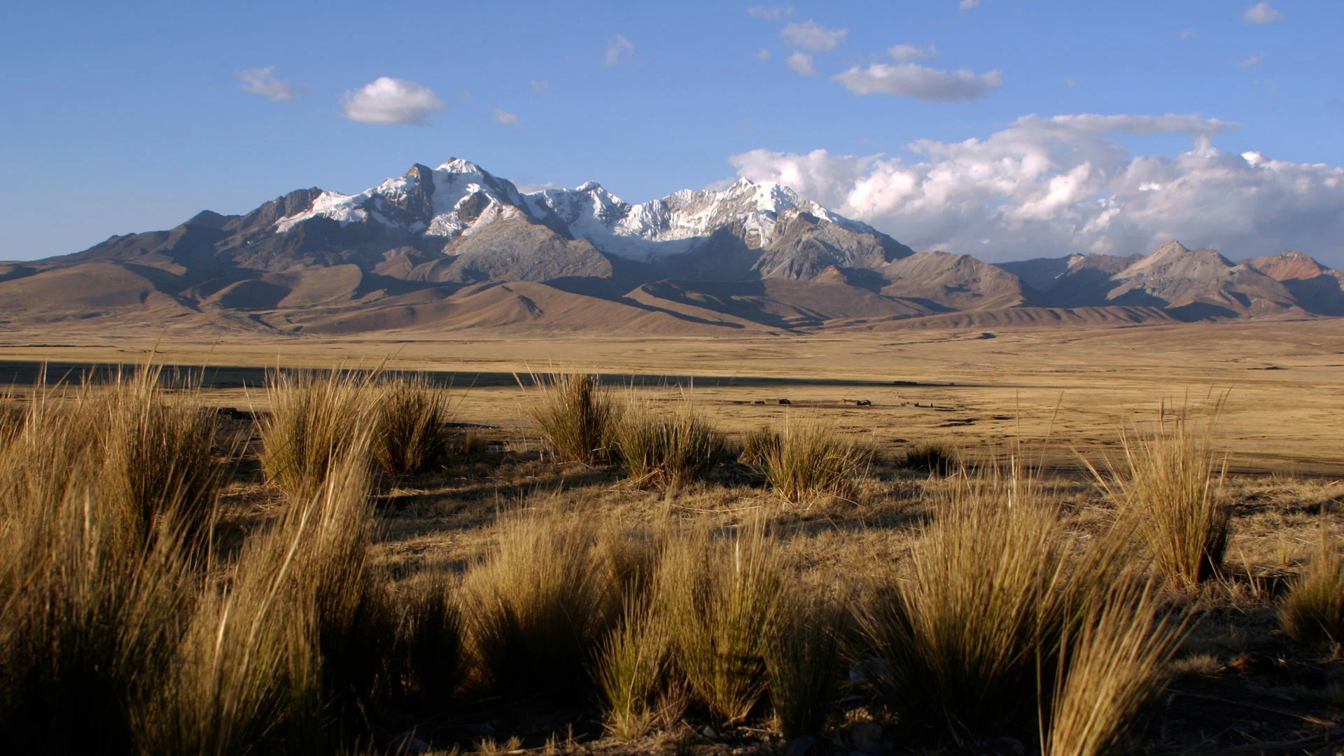 Paesaggio della Cordigliera delle Ande peruviane