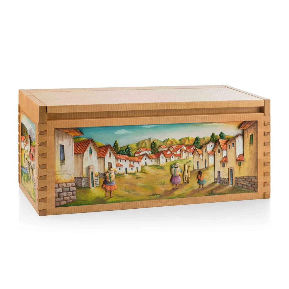 Pukyura E, Cassapanche in legno massello