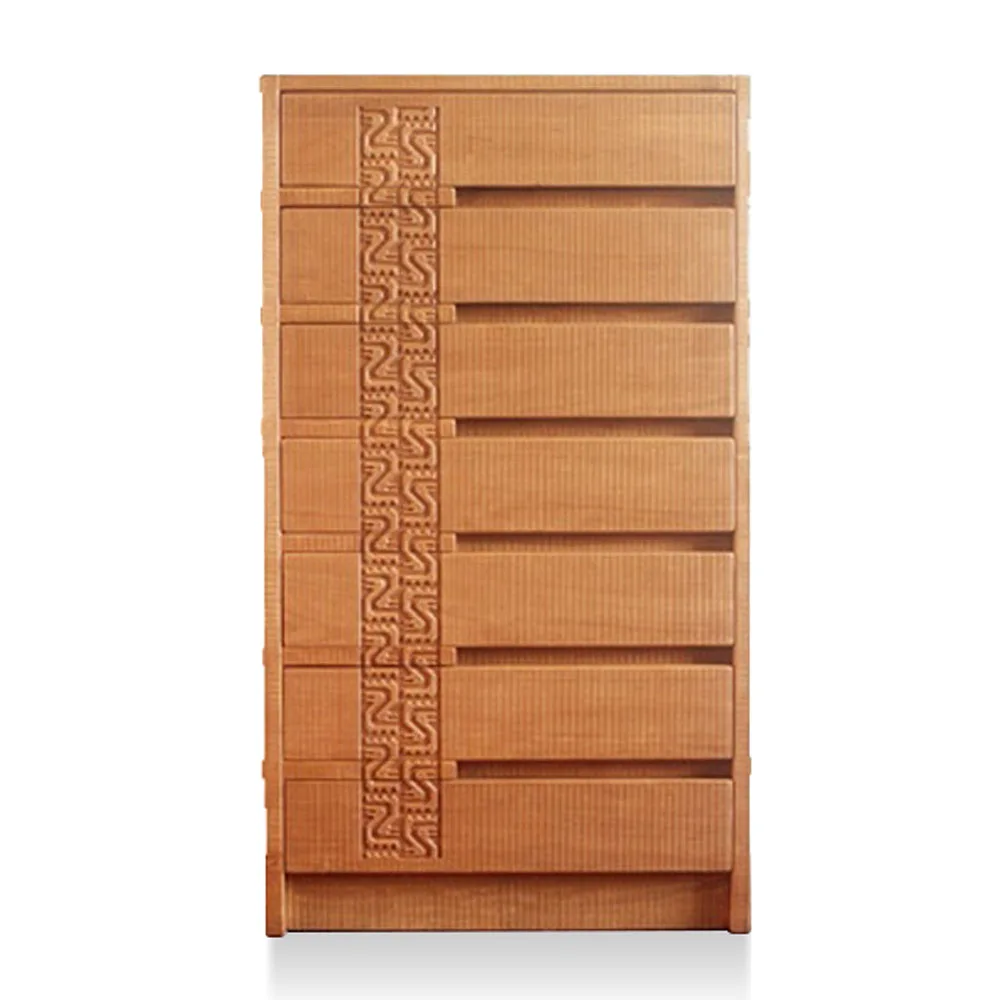Comò Settimanale, Comò in legno massello